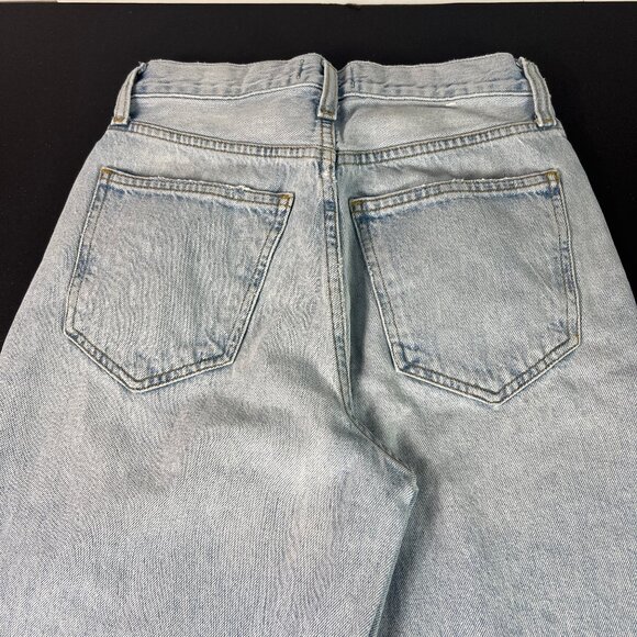 AGOLDE Jeans Women's 26x28* Low Slung Baggy High Rise Light Blue Denim Tag 22 - Picture 9 of 16